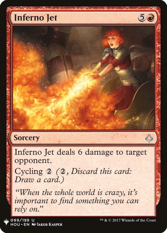 Inferno Jet [The List Reprints] 99