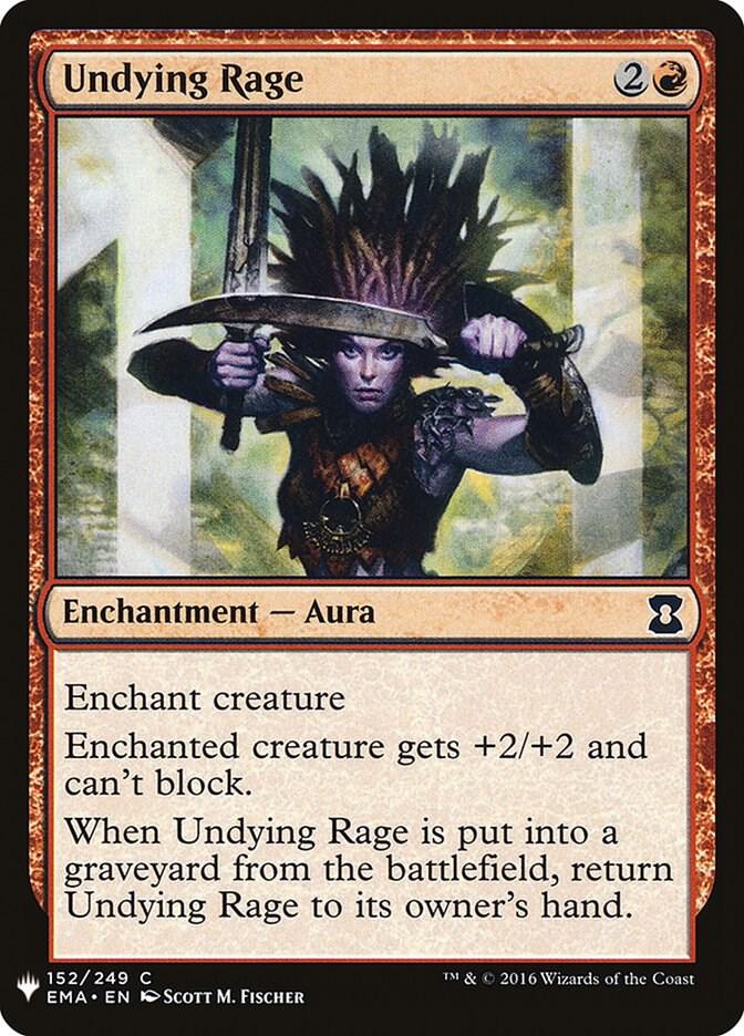 Undying Rage [The List Reprints] 152
