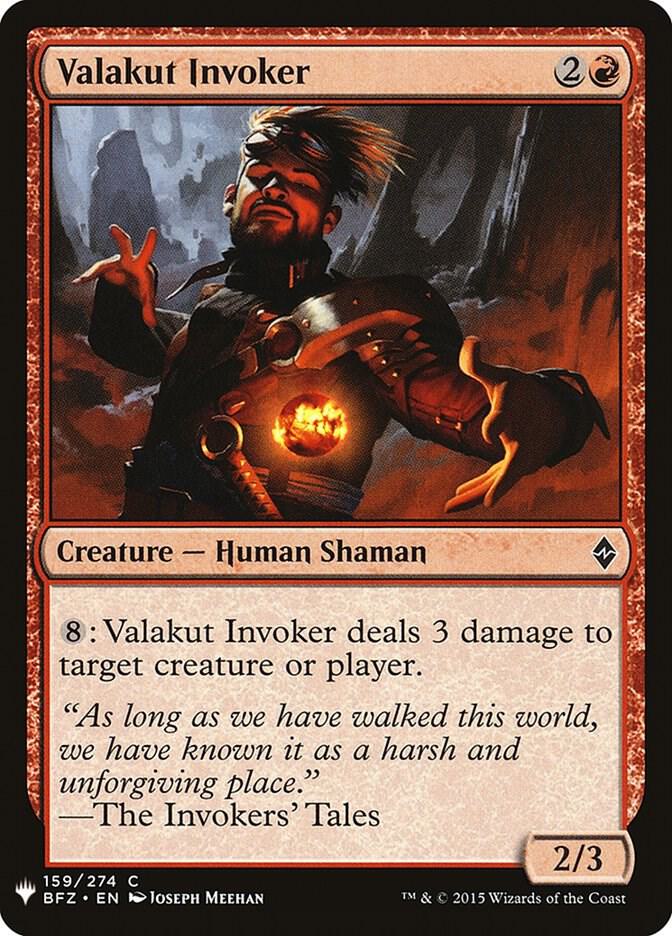 Valakut Invoker [The List Reprints] 159