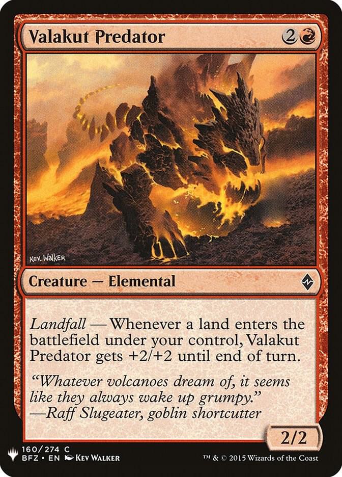 Valakut Predator [The List Reprints] 160