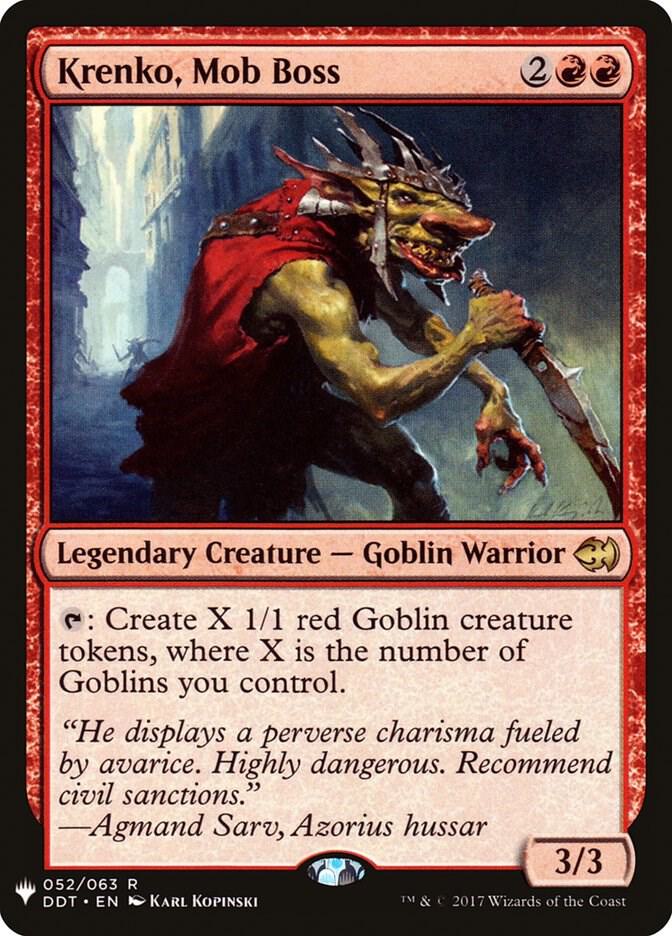 Krenko, Mob Boss [The List Reprints] 52