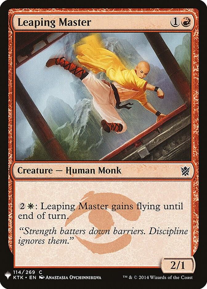 Leaping Master [The List Reprints] 114