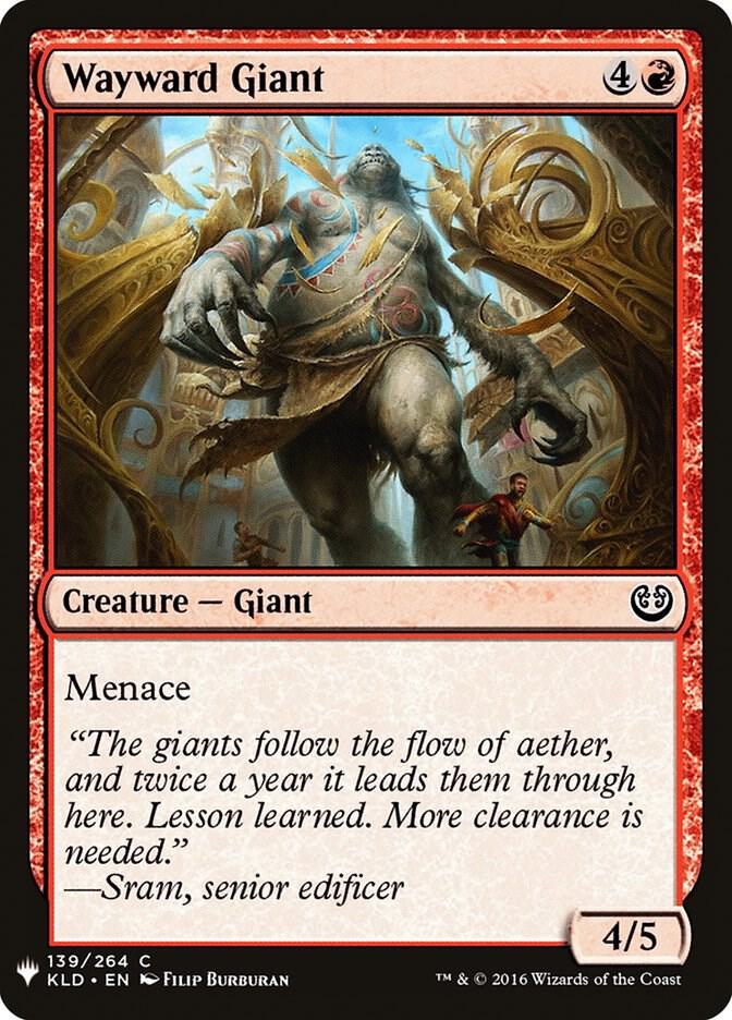 Wayward Giant [The List Reprints] 139