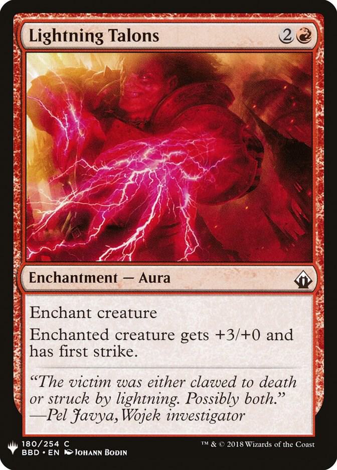 Lightning Talons [The List Reprints] 180