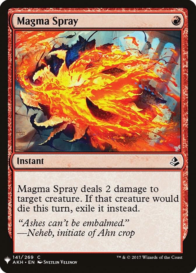 Magma Spray [The List Reprints] 141