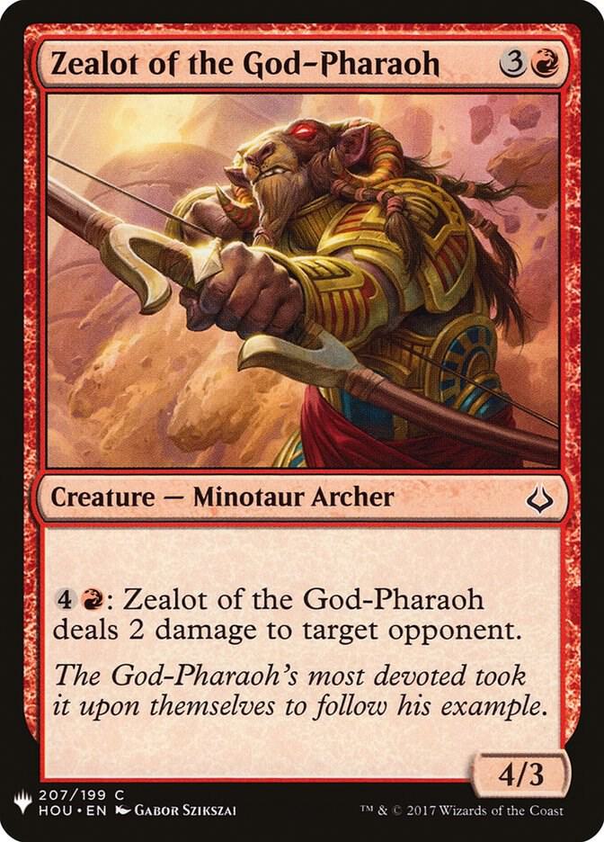 Zealot of the God-Pharaoh [The List Reprints] 207