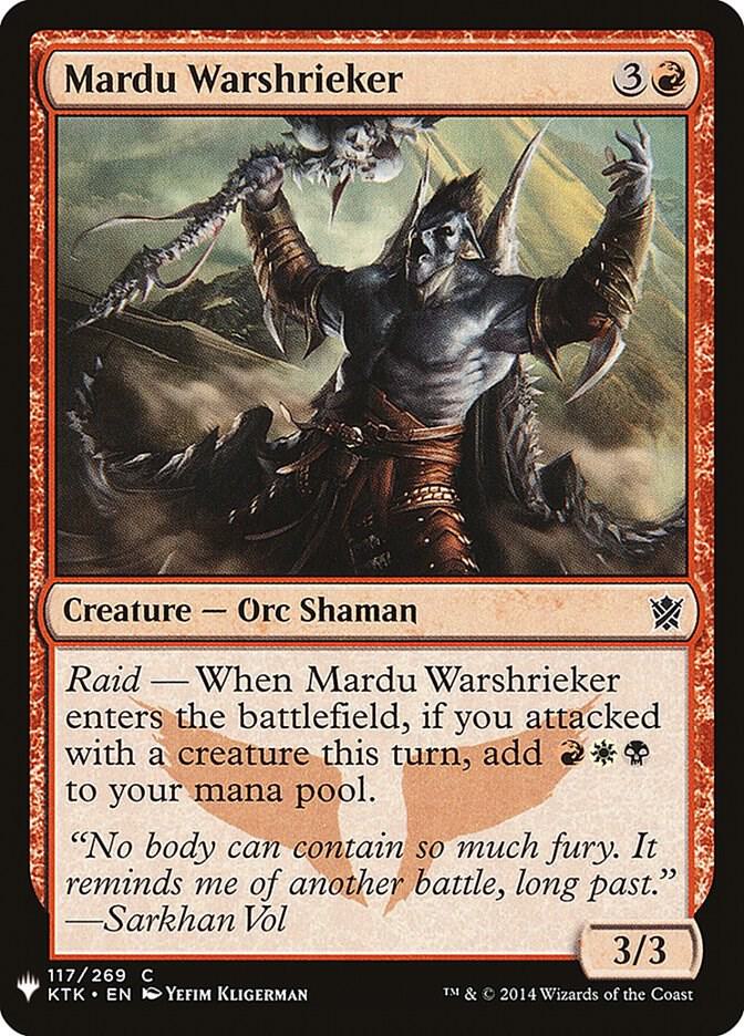 Mardu Warshrieker [The List Reprints] 117