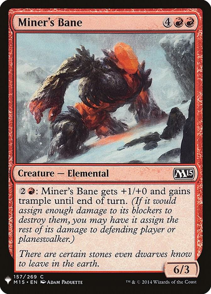 Miner's Bane [The List Reprints] 157