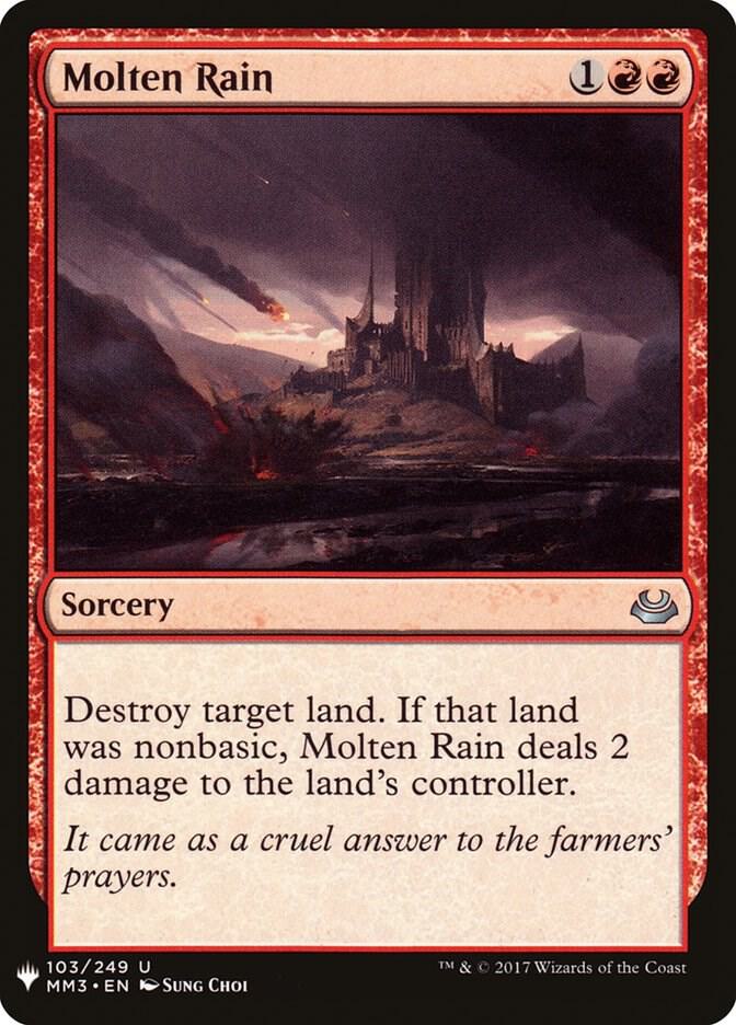Molten Rain [The List Reprints] 103