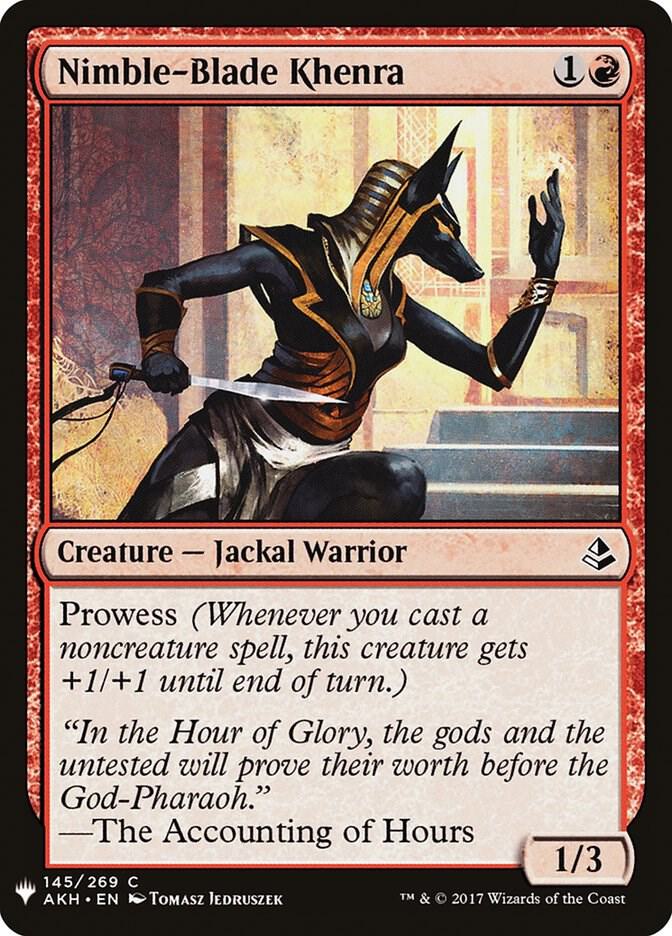 Nimble-Blade Khenra [The List Reprints] 145