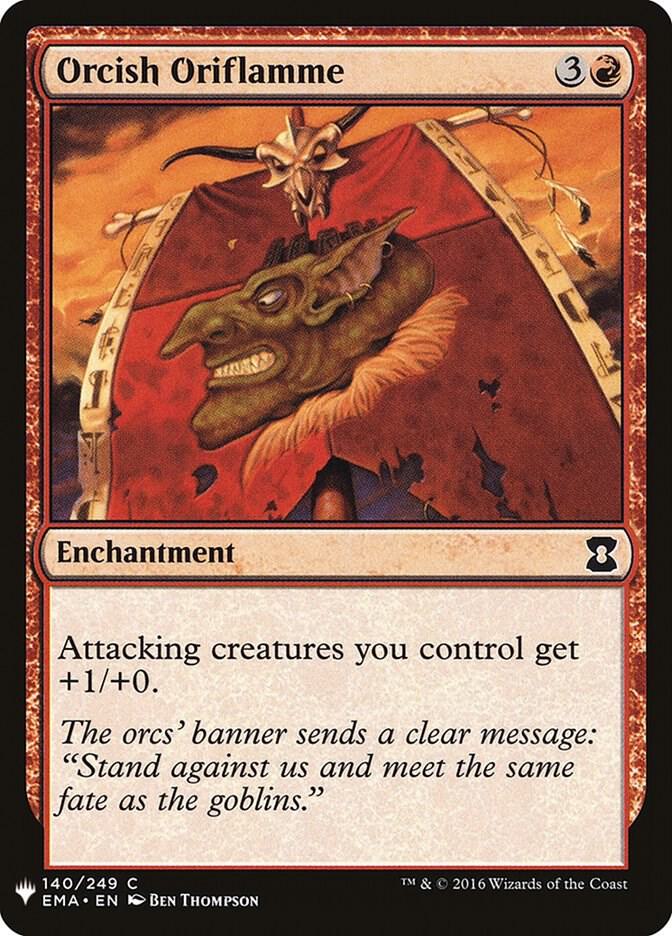 Orcish Oriflamme [The List Reprints] 140