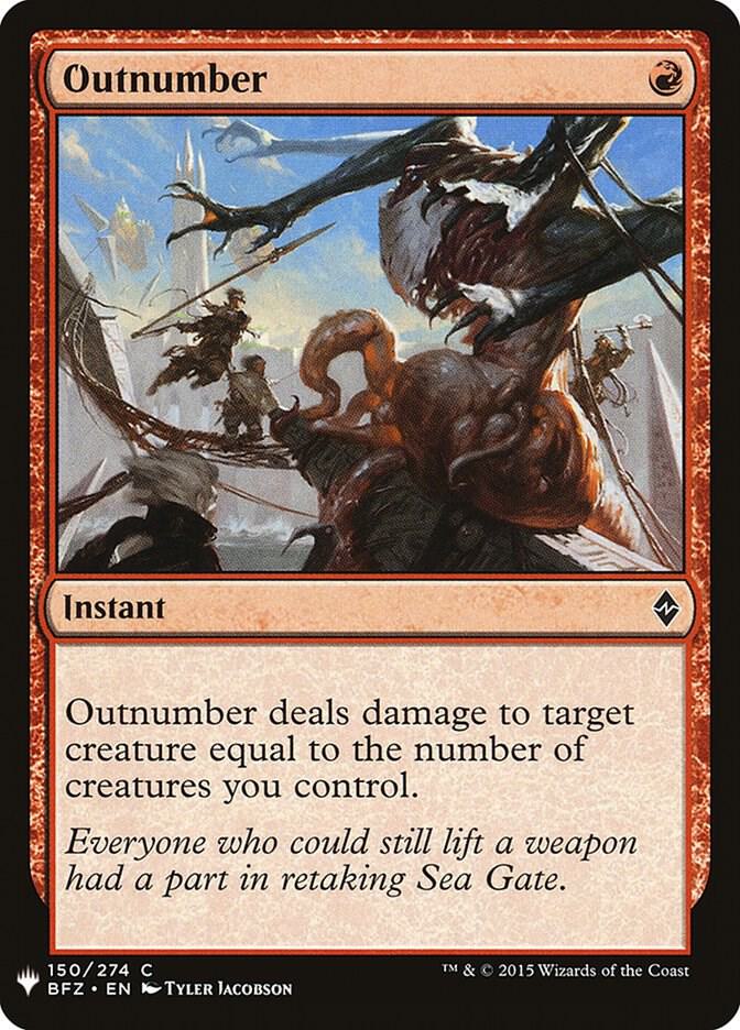 Outnumber [The List Reprints] 150