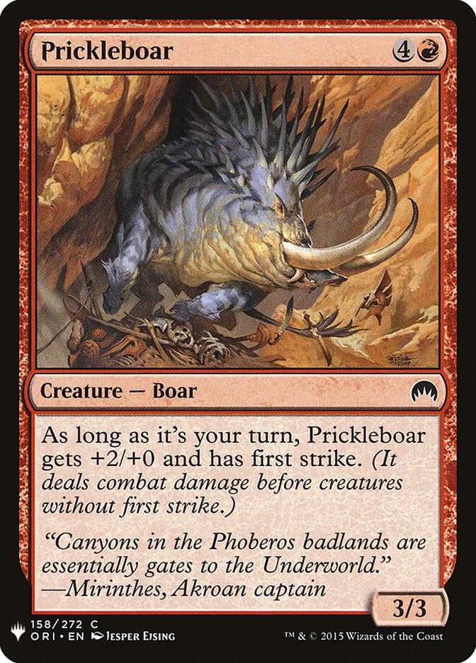 Prickleboar [The List Reprints] 158
