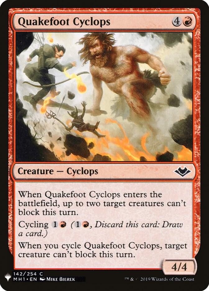 Quakefoot Cyclops [The List Reprints] 142