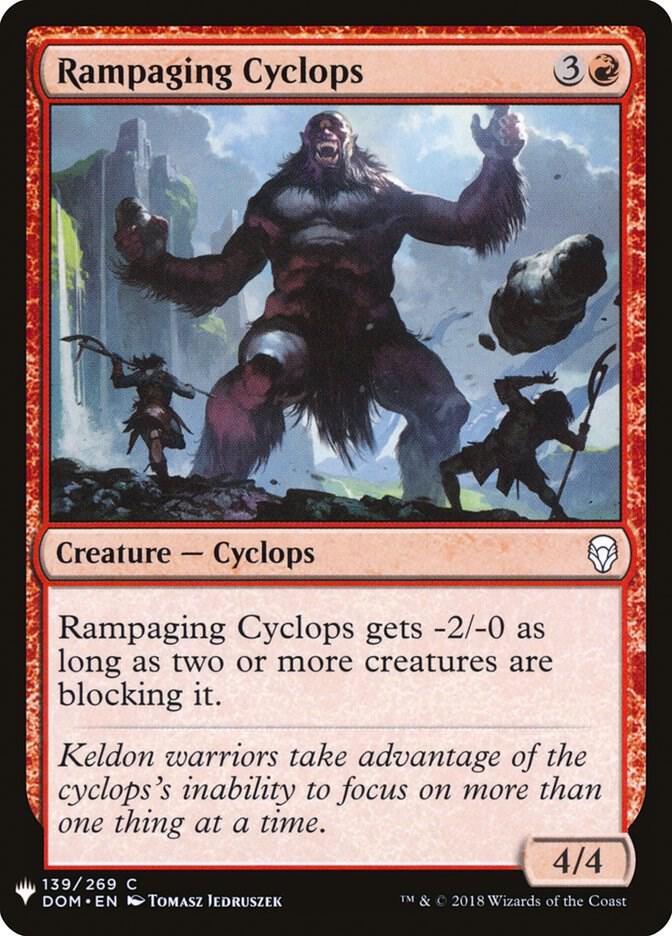 Rampaging Cyclops [The List Reprints] 139