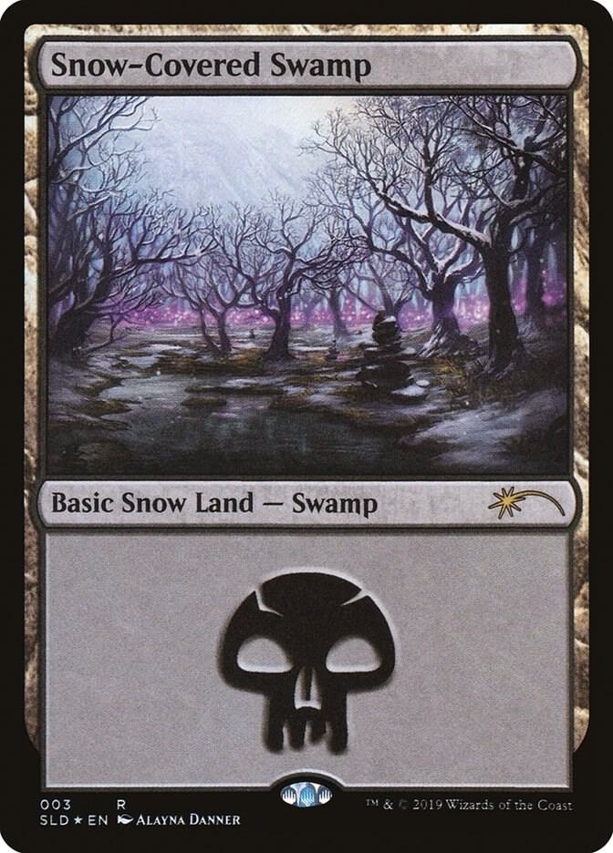 Snow-Covered Swamp (3) [Secret Lair Drop Series] 3