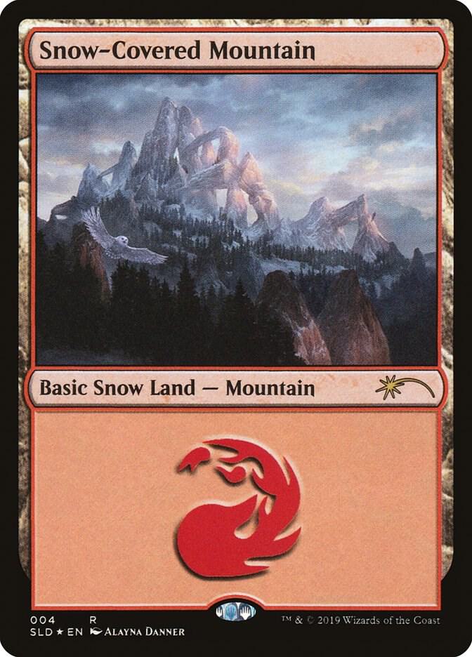 Snow-Covered Mountain (4) [Secret Lair Drop Series] 4
