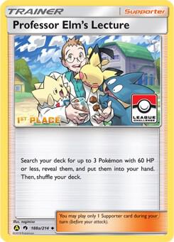 Professor Elm's Lecture - 188a/214 (League Challenge) [1st Place] [League & Championship Cards] 188a/214