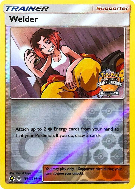 Welder - 189a/214 (Regional Championships) [League & Championship Cards] 189a/214