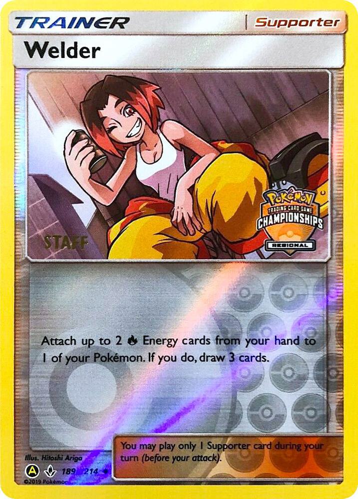 Welder - 189a/214 (Regional Championships) [Staff] [League & Championship Cards] 189a/214