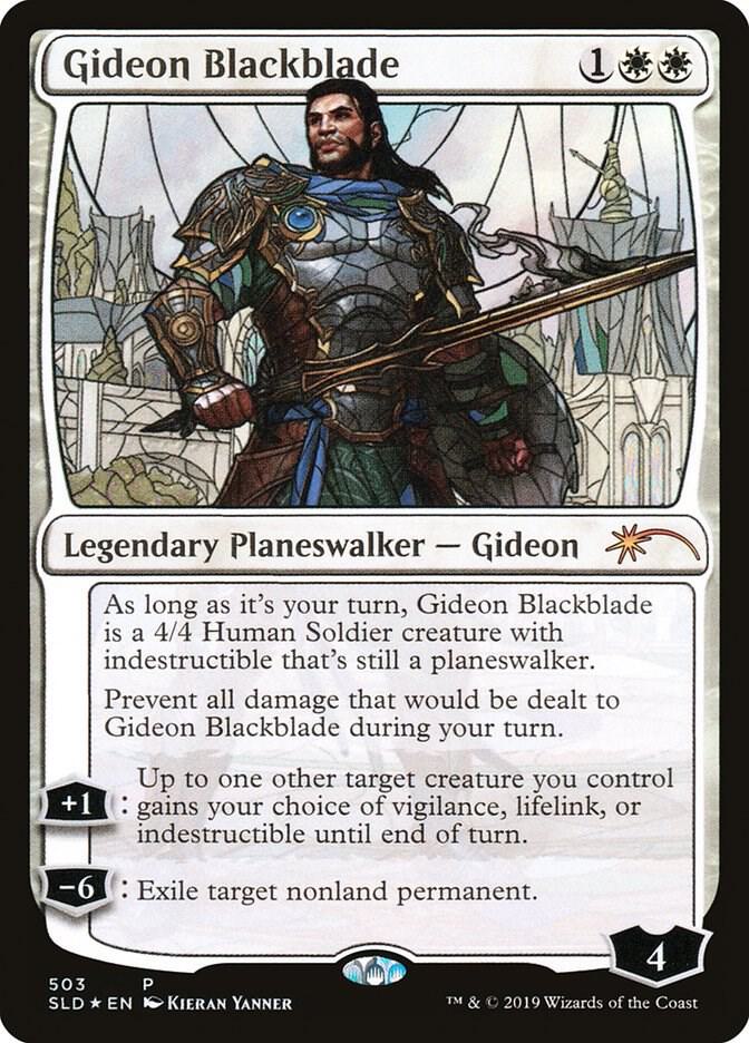 Gideon Blackblade (Stained Glass) [Secret Lair Drop Series] 503
