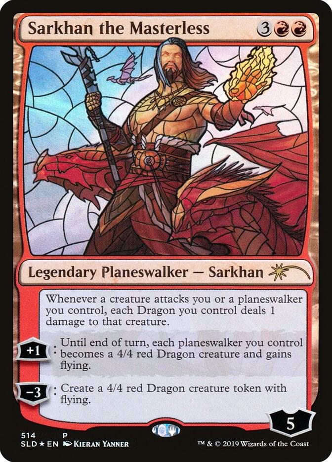 Sarkhan the Masterless (Stained Glass) [Secret Lair Drop Series] 514