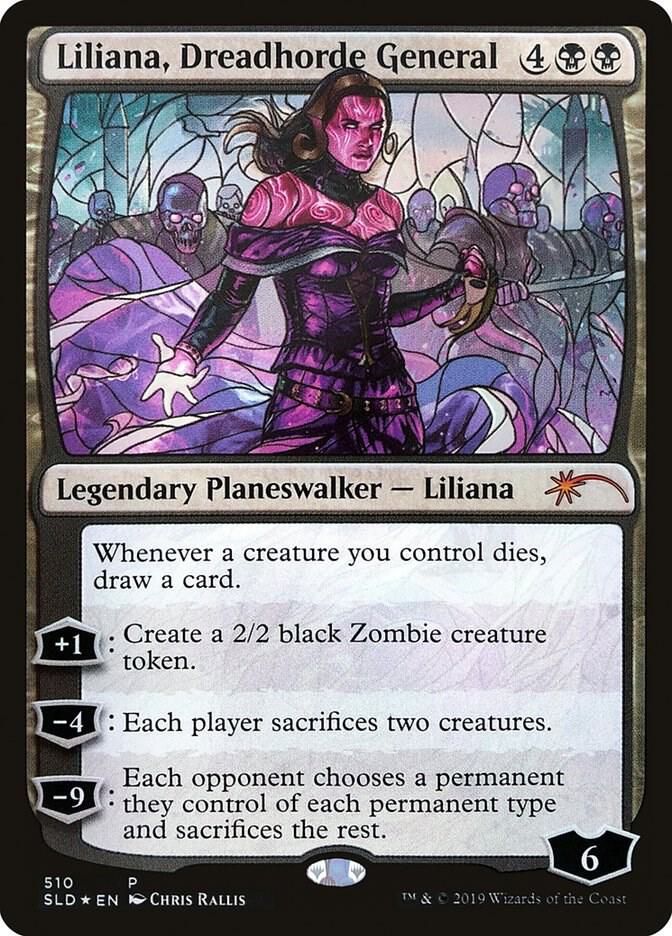 Liliana, Dreadhorde General (Stained Glass) [Secret Lair Drop Series] 510