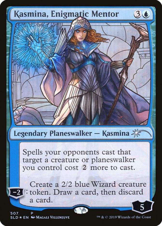 Kasmina, Enigmatic Mentor (Stained Glass) [Secret Lair Drop Series] 507