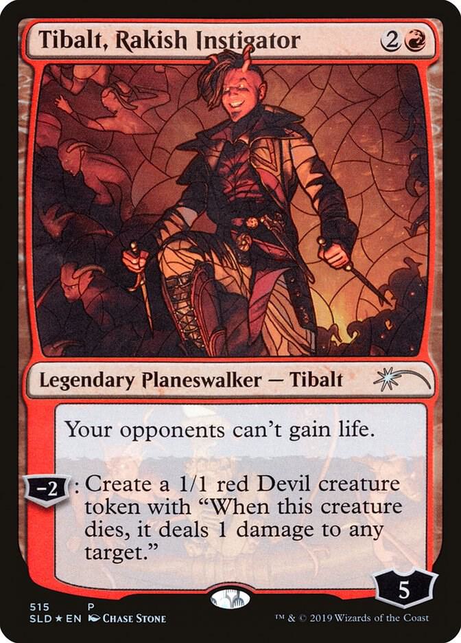 Tibalt, Rakish Instigator (Stained Glass) [Secret Lair Drop Series] 515