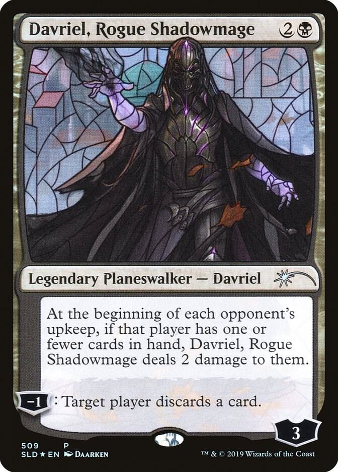 Davriel, Rogue Shadowmage (Stained Glass) [Secret Lair Drop Series] 509