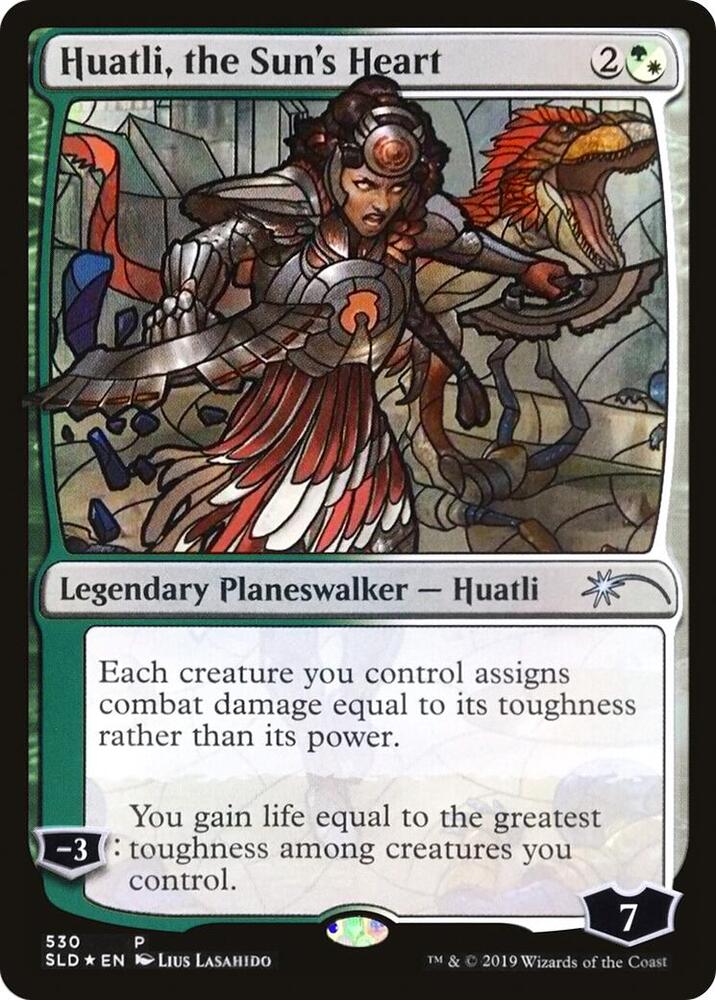 Huatli, the Sun's Heart (Stained Glass) [Secret Lair Drop Series] 530