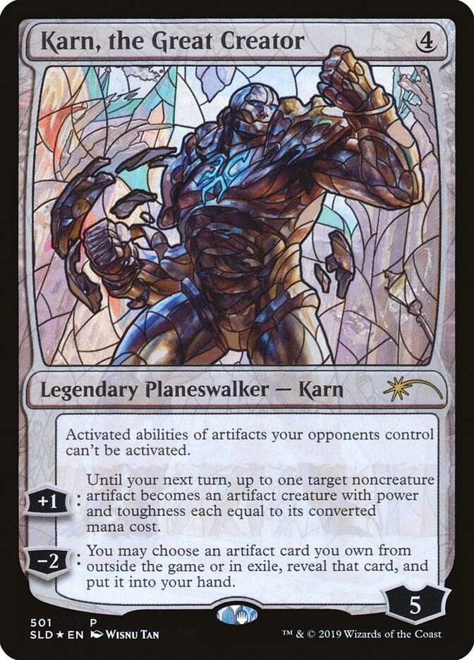Karn, the Great Creator (Stained Glass) [Secret Lair Drop Series] 501
