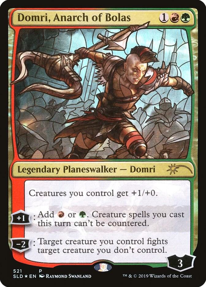 Domri, Anarch of Bolas (Stained Glass) [Secret Lair Drop Series] 521