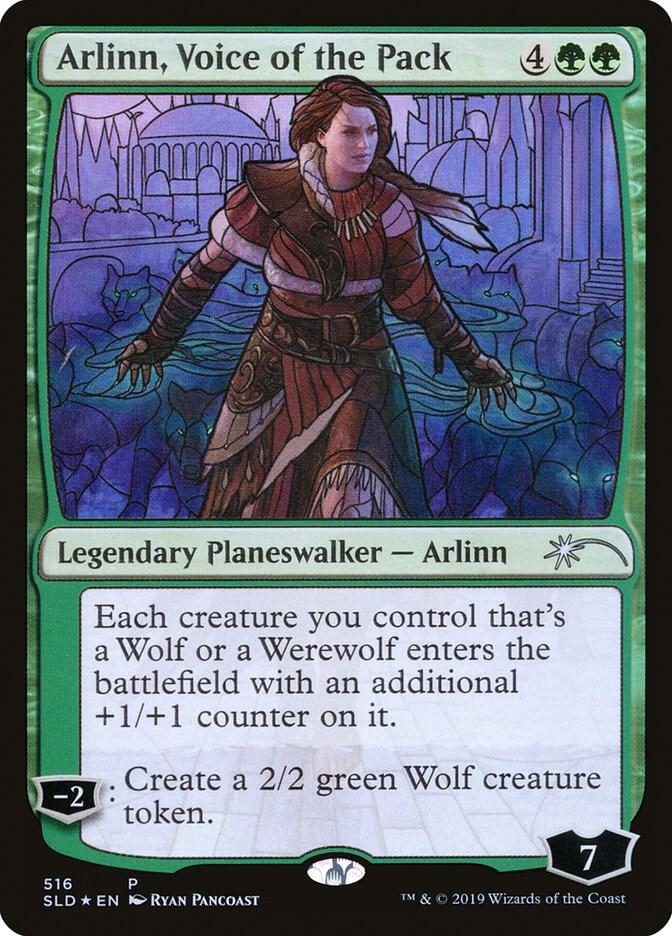 Arlinn, Voice of the Pack (Stained Glass) [Secret Lair Drop Series] 516