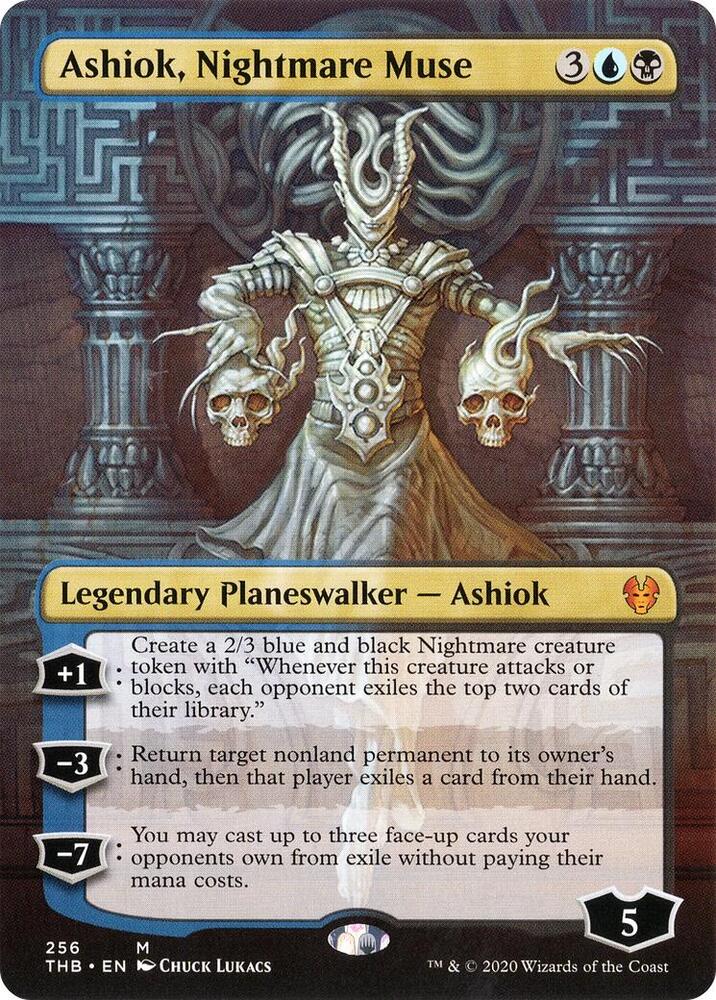 Ashiok, Nightmare Muse (Borderless) [Theros Beyond Death] 256