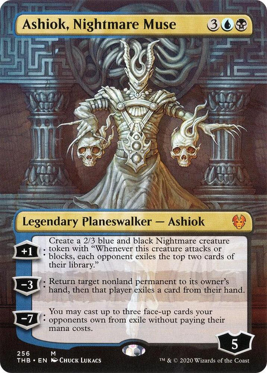 Ashiok, Nightmare Muse (Borderless) [Theros Beyond Death] 256