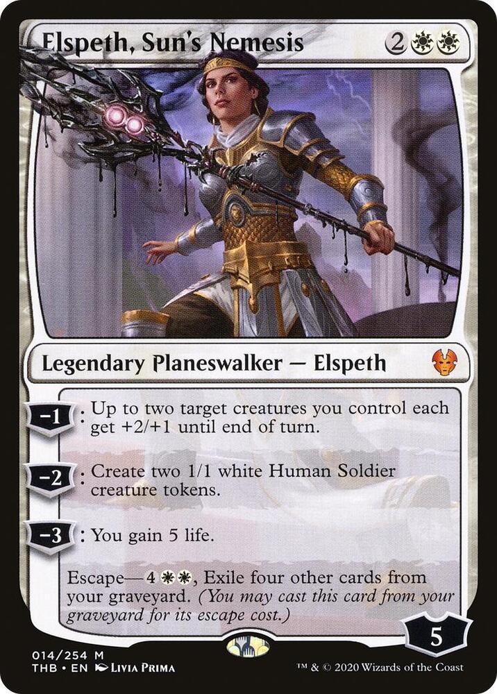 Elspeth, Sun's Nemesis [Theros Beyond Death] 14