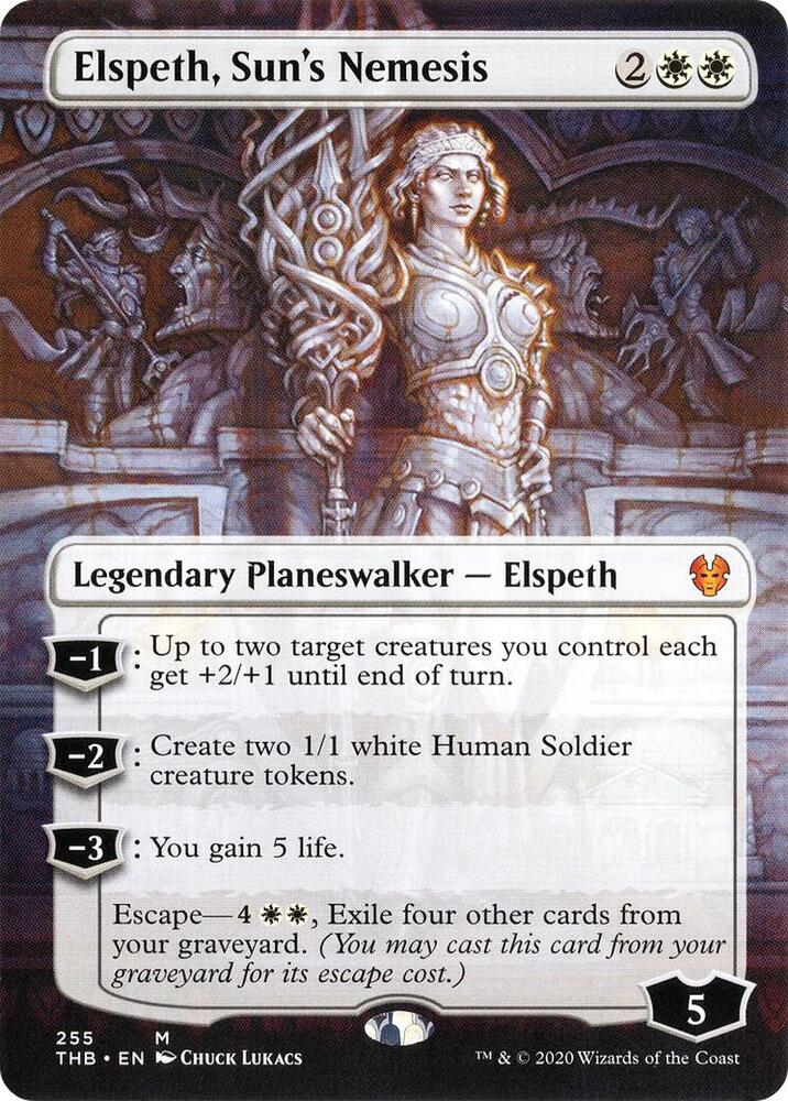 Elspeth, Sun's Nemesis (Borderless) [Theros Beyond Death] 255