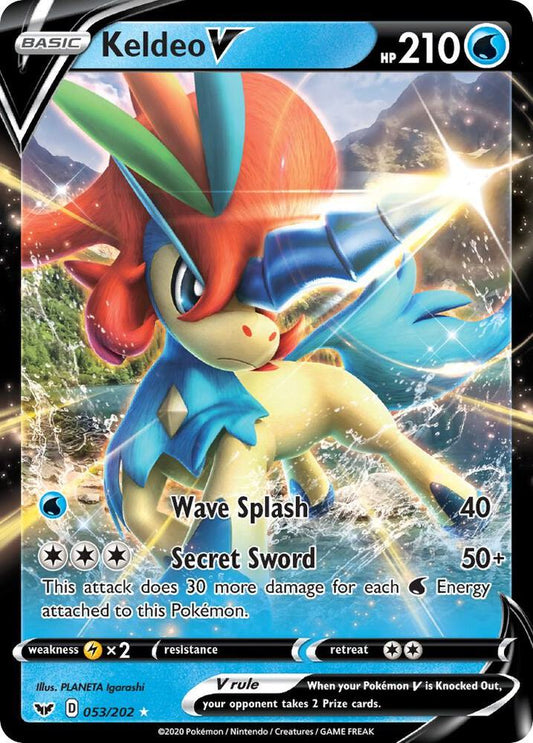 Keldeo V [SWSH01: Sword & Shield Base Set] 053/202