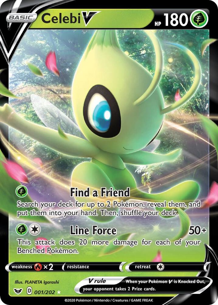Celebi V [SWSH01: Sword & Shield Base Set] 001/202