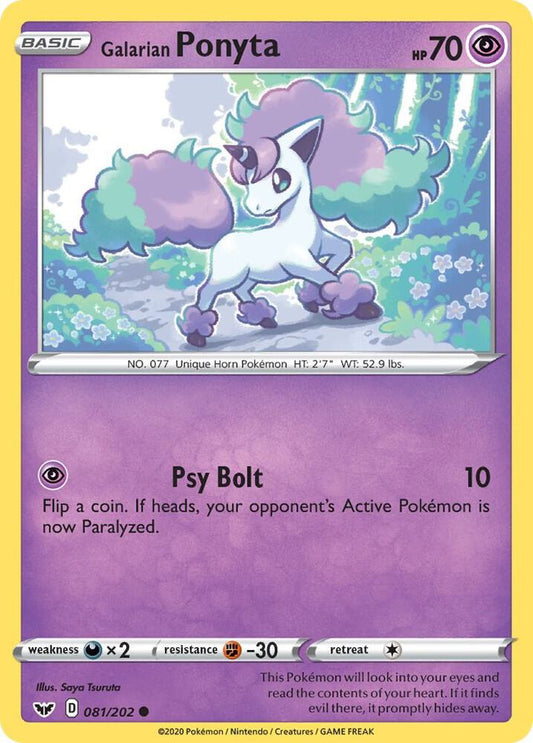Galarian Ponyta [SWSH01: Sword & Shield Base Set] 081/202