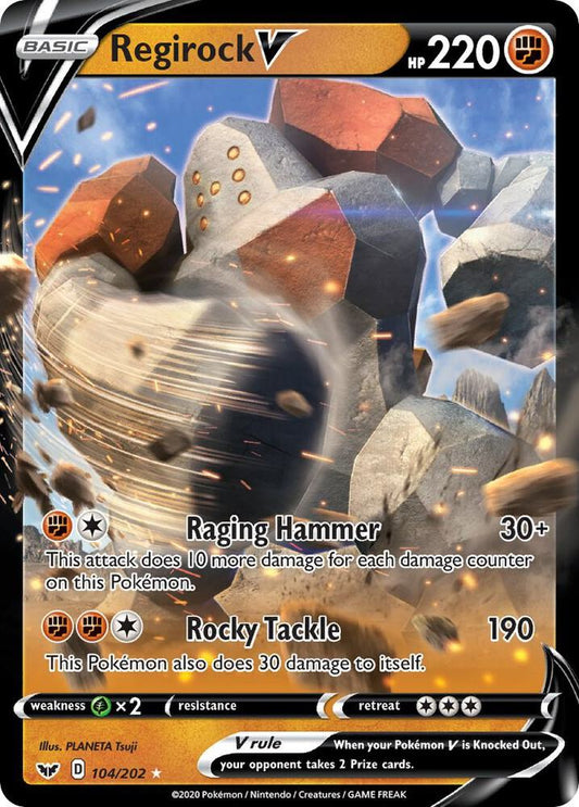 Regirock V [SWSH01: Sword & Shield Base Set] 104/202