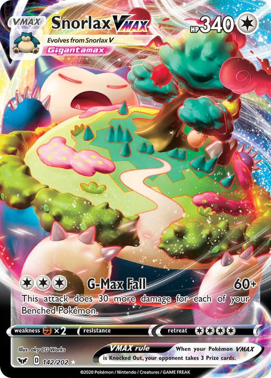 Snorlax VMAX [SWSH01: Sword & Shield Base Set] 142/202