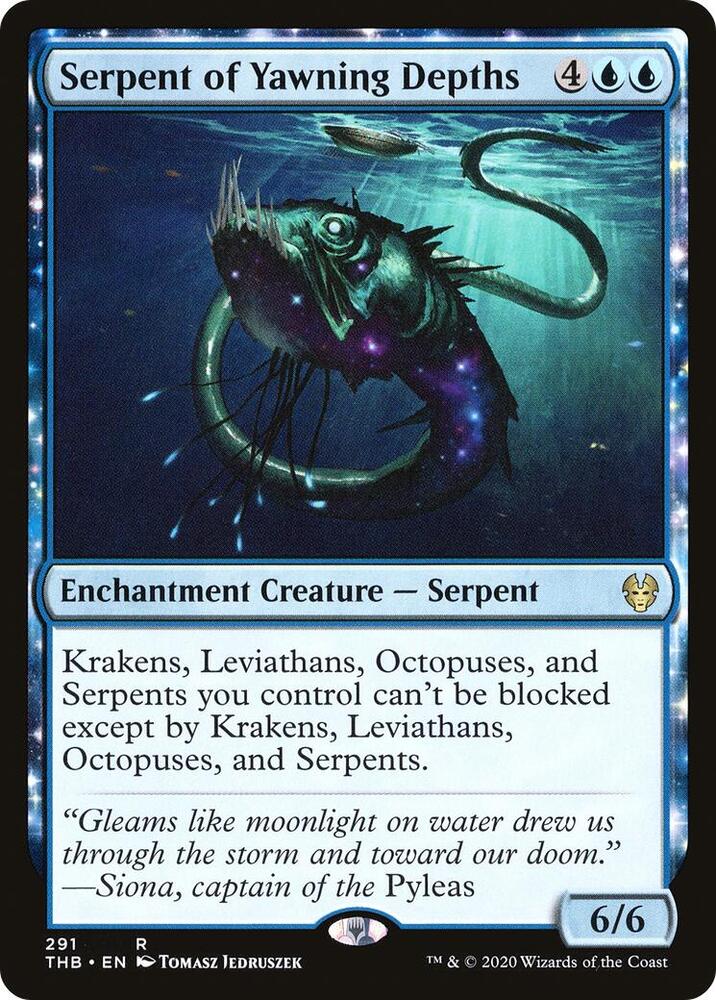 Serpent of Yawning Depths [Theros Beyond Death] 291