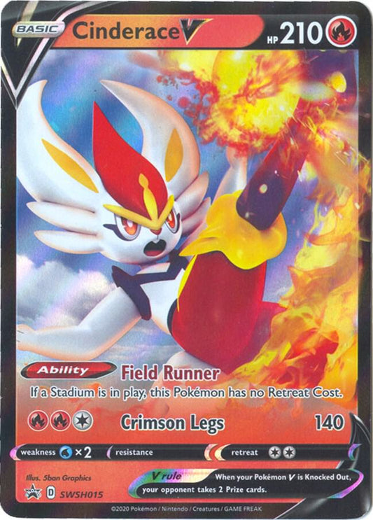 Cinderace V - SWSH015 [SWSH: Sword & Shield Promo Cards] SWSH015