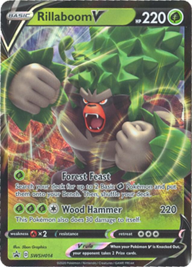 Rillaboom V - SWSH014 [SWSH: Sword & Shield Promo Cards] SWSH014