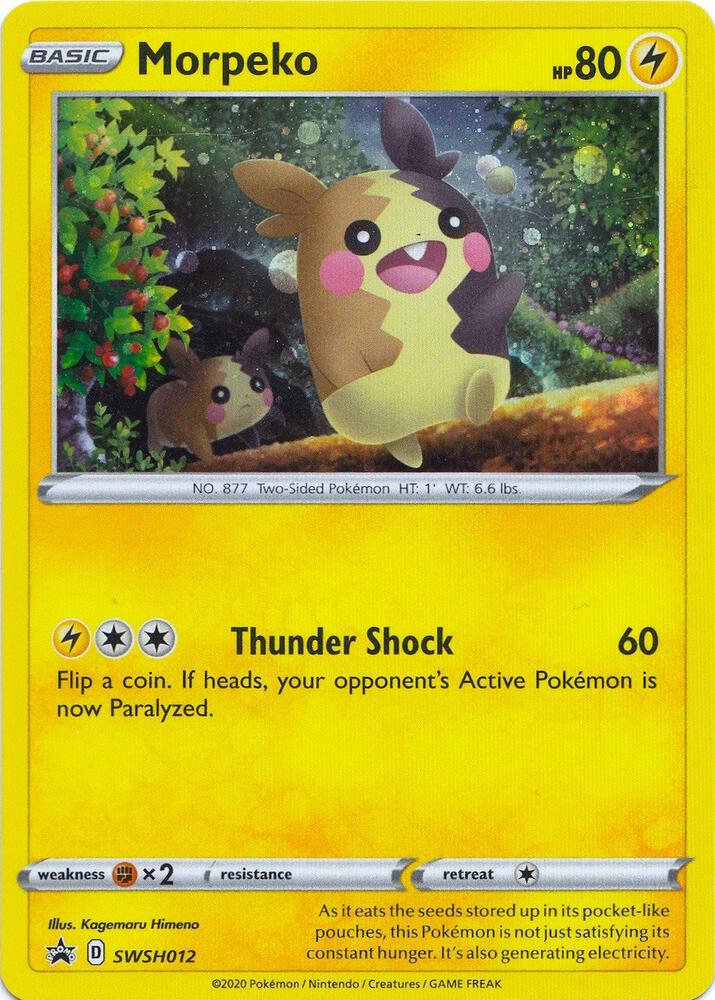Morpeko - SWSH012 [SWSH: Sword & Shield Promo Cards] SWSH012