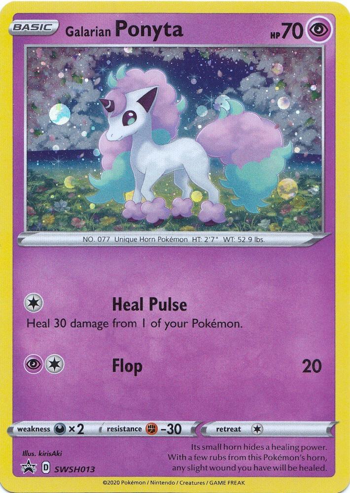 Galarian Ponyta - SWSH013 [SWSH: Sword & Shield Promo Cards] SWSH013