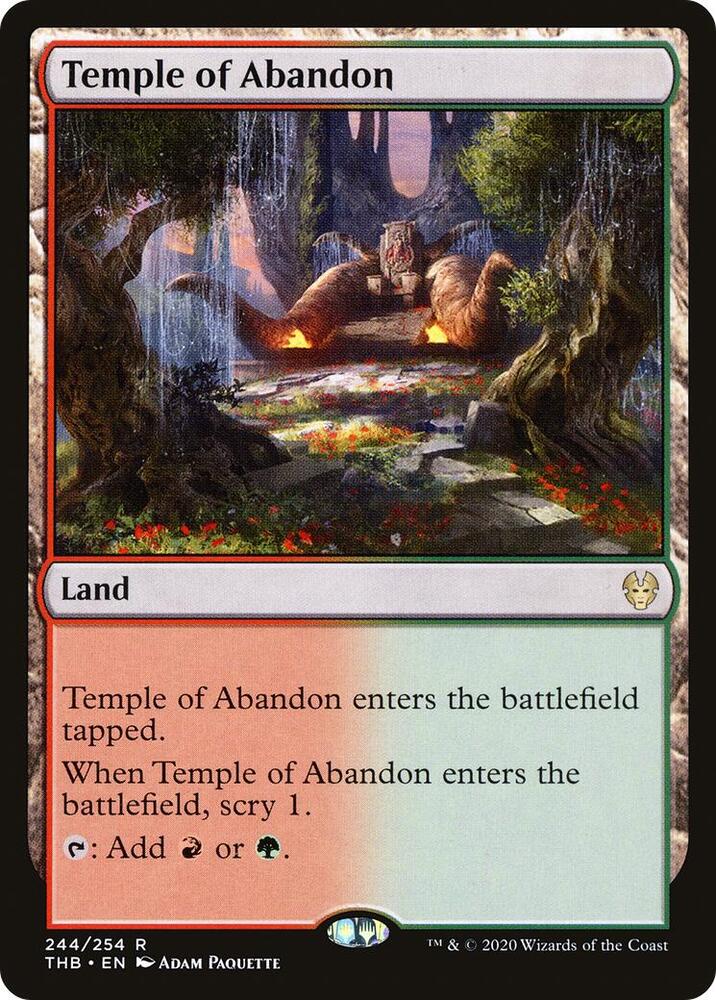 Temple of Abandon [Theros Beyond Death] 244