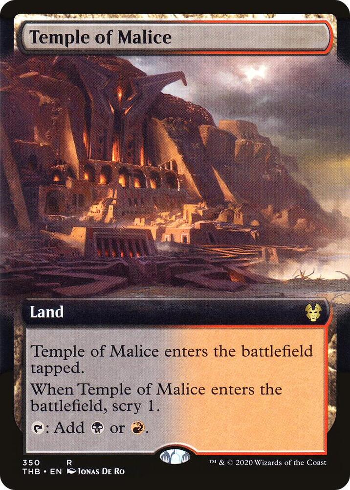 Temple of Malice (Extended Art) [Theros Beyond Death] 350